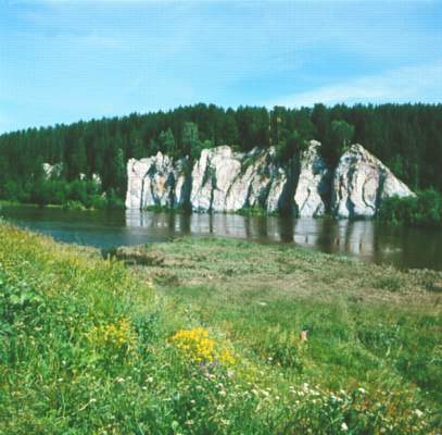 Река Чусовая.